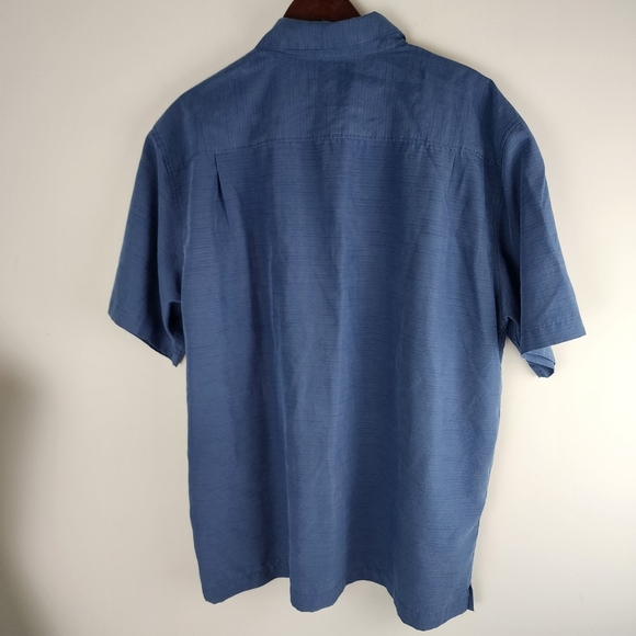 Quik Silver Centinela Premium Anti Wrinkle Comfort Fit Button Up Shirt Size XXL - Picture 4 of 7